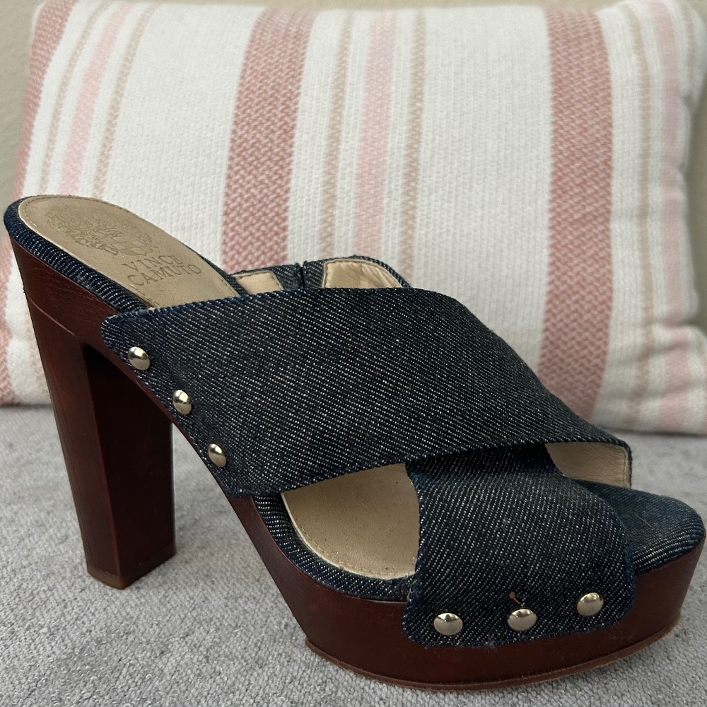 Vince Camuto Dark Denim Sandal
